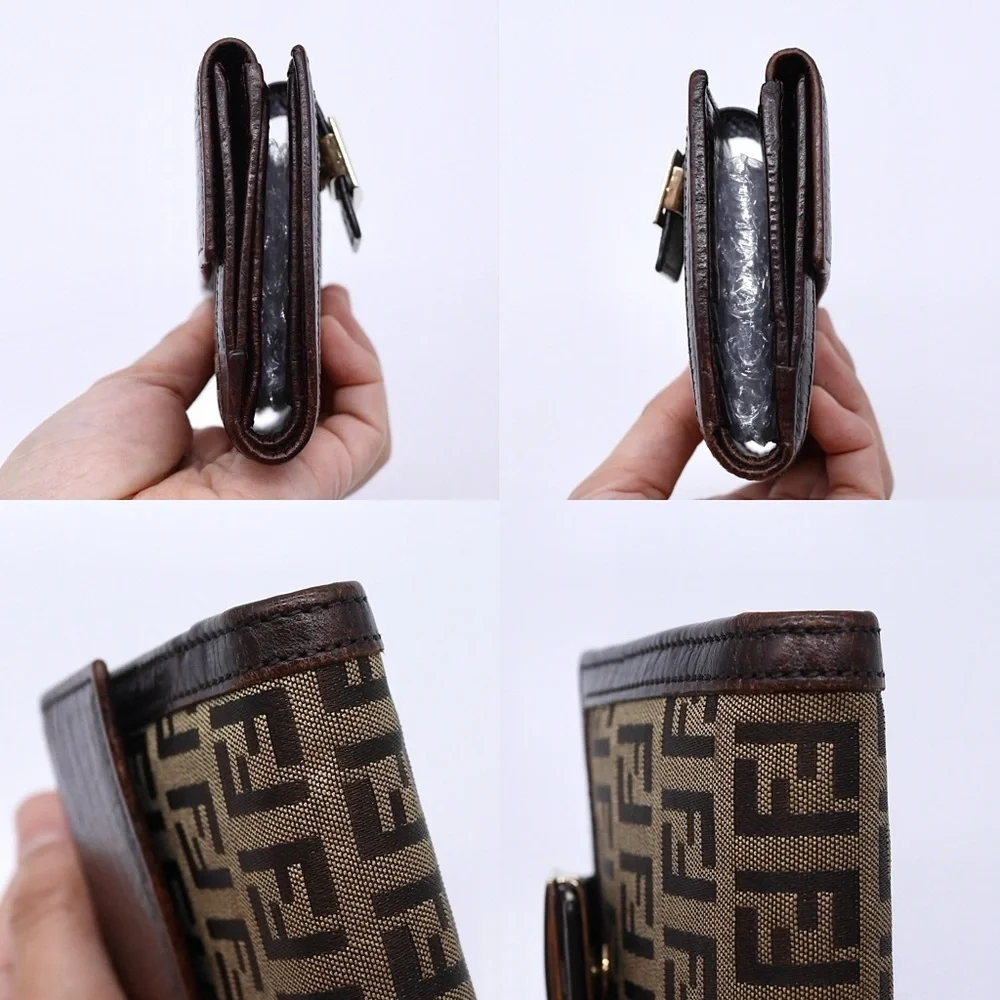 🍓FENDI Zucca Compact Wallet - Picture 6 of 8